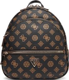 ΣΑΚΙΔΙΟ ΠΛΑΤΗΣ MANHATTAN II HWPG7118320-MOCHA LOGO ΚΑΦΕ GUESS
