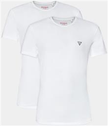 ΣΕΤ 2 T-SHIRTS U97G02 KCD31 ΛΕΥΚΟ REGULAR FIT GUESS