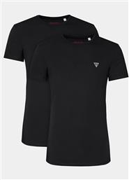 ΣΕΤ 2 T-SHIRTS U97G02 KCD31 ΜΑΥΡΟ REGULAR FIT GUESS