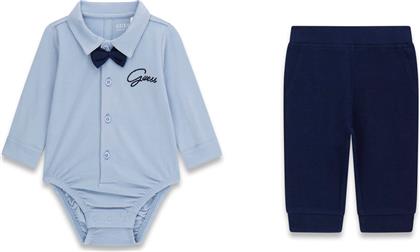 ΣΕΤ ΜΠΛΟΥΖΑ, ΚΟΡΜΑΚΙ ΚΑΙ ΠΑΝΤΕΛΟΝΙ ΦΟΡΜΑΣ P6RG02 KA6W1 ΕΓΧΡΩΜΟ REGULAR FIT GUESS