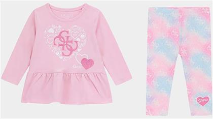 SET LS T-SHIRT+LEGGINGS ΣΕΤ ΠΑΙΔΙΚΟ GIRL GUESS