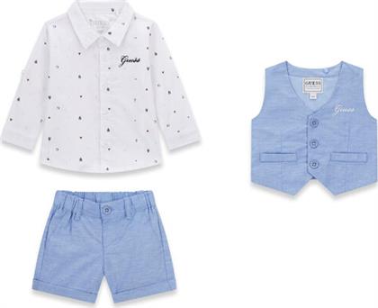 ΣΕΤ ΠΟΥΚΑΜΙΣΟ, ΓΙΛΕΚΟ ΚΑΙ ΥΦΑΣΜΑΤΙΝΟ ΠΑΝΤΕΛΟΝΙ GUESS