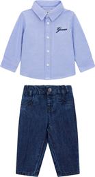 ΣΕΤ ΠΟΥΚΑΜΙΣΟ & ΥΦΑΣΜΑΤΙΝΟ ΠΑΝΤΕΛΟΝΙ GUESS