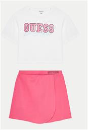 ΣΕΤ T-SHIRT ΚΑΙ ΦΟΥΣΤΑ J4YG00 K6YW4 ΛΕΥΚΟ REGULAR FIT GUESS