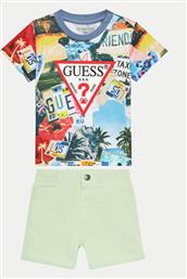 ΣΕΤ T-SHIRT ΚΑΙ ΣΟΡΤΣ I4GG12 K8HM3 ΕΓΧΡΩΜΟ REGULAR FIT GUESS