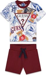 ΣΕΤ T-SHIRT ΚΑΙ ΣΟΡΤΣ I6RG08 K8HM4 ΜΠΛΕ REGULAR FIT GUESS