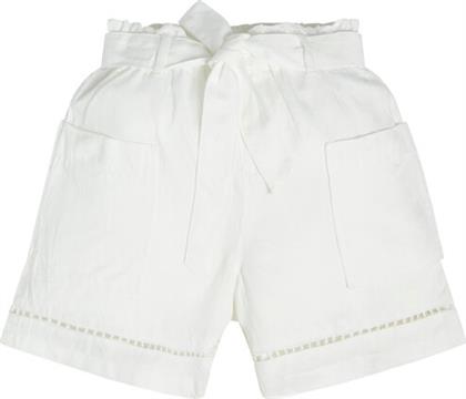 ΣΟΡΤΣ ΥΦΑΣΜΑΤΙΝΟ J3GD03 WE8R0 ΛΕΥΚΟ RELAXED FIT GUESS
