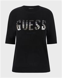 SS CN LAYLA BOXY LOGO SWTR ΠΛΕΚΤΟ ΓΥΝΑΙΚΕΙΟ GUESS