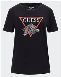 SS FLOWER BLING EASY TEE ΜΠΛΟΥΖΑ ΓΥΝΑΙΚΕΙΟ GUESS