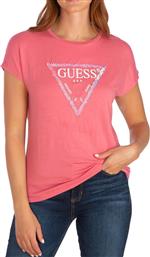 SS RN 3D FLOWERS TRIANGLE TEE ΜΠΛΟΥΖΑ ΓΥΝΑΙΚΕΙΟ W3GI39K68D2-G65P CORAL GUESS