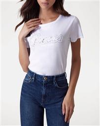 SS SCRIPT LACE LOGO EASY TEE ΜΠΛΟΥΖΑ ΓΥΝΑΙΚΕΙΟ GUESS