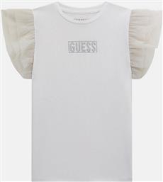 SS T-SHIRT W/MESH-CEREMONY ΜΠΛΟΥΖΑ ΠΑΙΔΙΚΟ GIRL GUESS