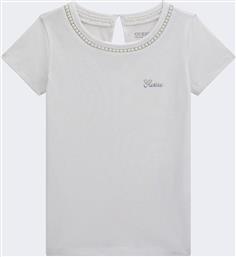 SS T-SHIRT W/PEARLS-CEREMONY ΜΠΛΟΥΖΑ ΠΑΙΔΙΚΟ GIRL GUESS