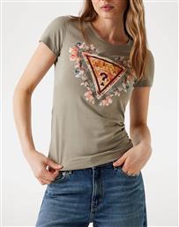 SS TRIANGLE FLOWERS TEE ΜΠΛΟΥΖΑ ΓΥΝΑΙΚΕΙΟ GUESS