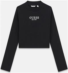STRETCH RIB LS T-SHIRT INDIA ΠΑΙΔΙΚΟ GIRL GUESS