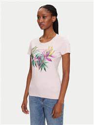 T-SHIRT 172941 ΡΟΖ CLASSIC FIT GUESS