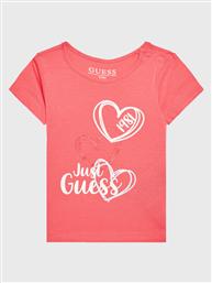 T-SHIRT A3RI01 K6YW1 ΡΟΖ REGULAR FIT GUESS