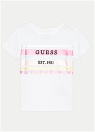 T-SHIRT A4YI03 K6YW4 ΛΕΥΚΟ REGULAR FIT GUESS