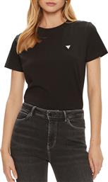 T-SHIRT BASIC ΜΕ ΛΟΓΟΤΥΠΟ ΣΤΟ ΣΤΗΘΟΣ - ΜΑΥΡΟ GUESS