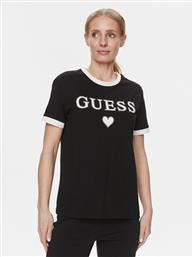 T-SHIRT CARYL V4RI04 K8FQ4 ΜΑΥΡΟ REGULAR FIT GUESS