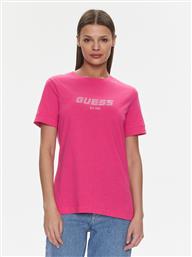 T-SHIRT ELEANORA V4RI10 K8HM4 ΡΟΖ REGULAR FIT GUESS