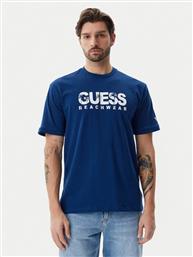 T-SHIRT F5GI11 I3Z14 ΜΠΛΕ OVERSIZE GUESS