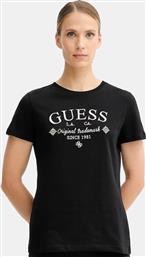 T-SHIRT GLORIA ΜΕ ΛΟΓΟΤΥΠΟ - ΜΑΥΡΟ GUESS