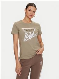 T-SHIRT ICON W4YI32 I3Z14 ΠΡΑΣΙΝΟ REGULAR FIT GUESS