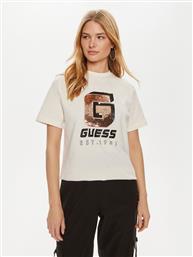 T-SHIRT INES V4YI07 I3Z14 ΕΚΡΟΥ REGULAR FIT GUESS