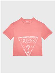 T-SHIRT J2BI41 K8HM0 ΡΟΖ CROPPED FIT GUESS