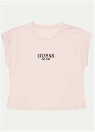 T-SHIRT J4BI34 J1314 ΡΟΖ BOXY FIT GUESS