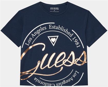 T-SHIRT J4GI01 K6YW4 ΣΚΟΥΡΟ ΜΠΛΕ BOXY FIT GUESS