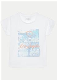 T-SHIRT J4GI08 K6YW4 ΛΕΥΚΟ REGULAR FIT GUESS