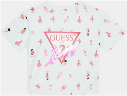 T-SHIRT J4GI12 K6YW3 ΕΓΧΡΩΜΟ BOXY FIT GUESS