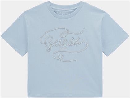 T-SHIRT J4RI18 K8HM4 ΓΑΛΑΖΙΟ REGULAR FIT GUESS