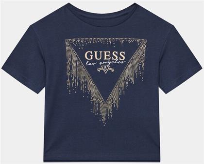 T-SHIRT J4RI24 K6YW4 ΣΚΟΥΡΟ ΜΠΛΕ BOXY FIT GUESS