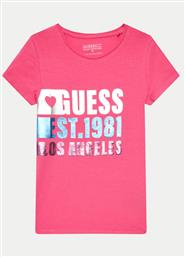 T-SHIRT J4YI00 K6YW4 ΡΟΖ REGULAR FIT GUESS