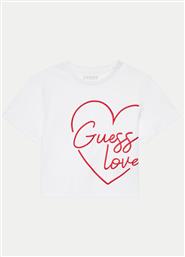 T-SHIRT J4YI06 K8HM4 ΛΕΥΚΟ BOXY FIT GUESS