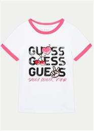 T-SHIRT J4YI08 K6YW4 ΛΕΥΚΟ REGULAR FIT GUESS