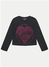 T-SHIRT J4YI18 K6YW4 ΜΑΥΡΟ BOXY FIT GUESS