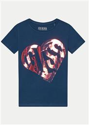 T-SHIRT J4YI42 K6YW4 ΣΚΟΥΡΟ ΜΠΛΕ REGULAR FIT GUESS