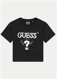 T-SHIRT J4YI46 K8FQ4 ΜΑΥΡΟ REGULAR FIT GUESS