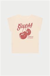 T-SHIRT J5GI00 K6YW4 ΡΟΖ REGULAR FIT GUESS από το MODIVO