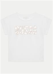 T-SHIRT J5GI09 K6YW4 ΛΕΥΚΟ REGULAR FIT GUESS