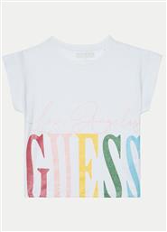 T-SHIRT J5RI00 K6YW4 ΛΕΥΚΟ REGULAR FIT GUESS