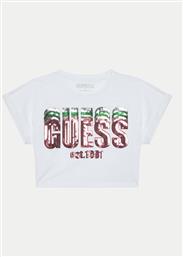 T-SHIRT J5RI10 K8HM4 ΛΕΥΚΟ REGULAR FIT GUESS