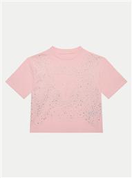 T-SHIRT J5RI13 K6YW4 ΡΟΖ BOXY FIT GUESS