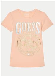 T-SHIRT J5RI20 K6YW4 ΠΟΡΤΟΚΑΛΙ REGULAR FIT GUESS