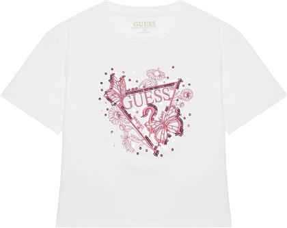 T-SHIRT J5YI35 K6YW4 ΛΕΥΚΟ REGULAR FIT GUESS