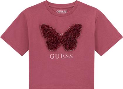 T-SHIRT J5YI47 K8HM4 ΡΟΖ REGULAR FIT GUESS